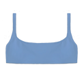 drift square-neck bikini top cornflower