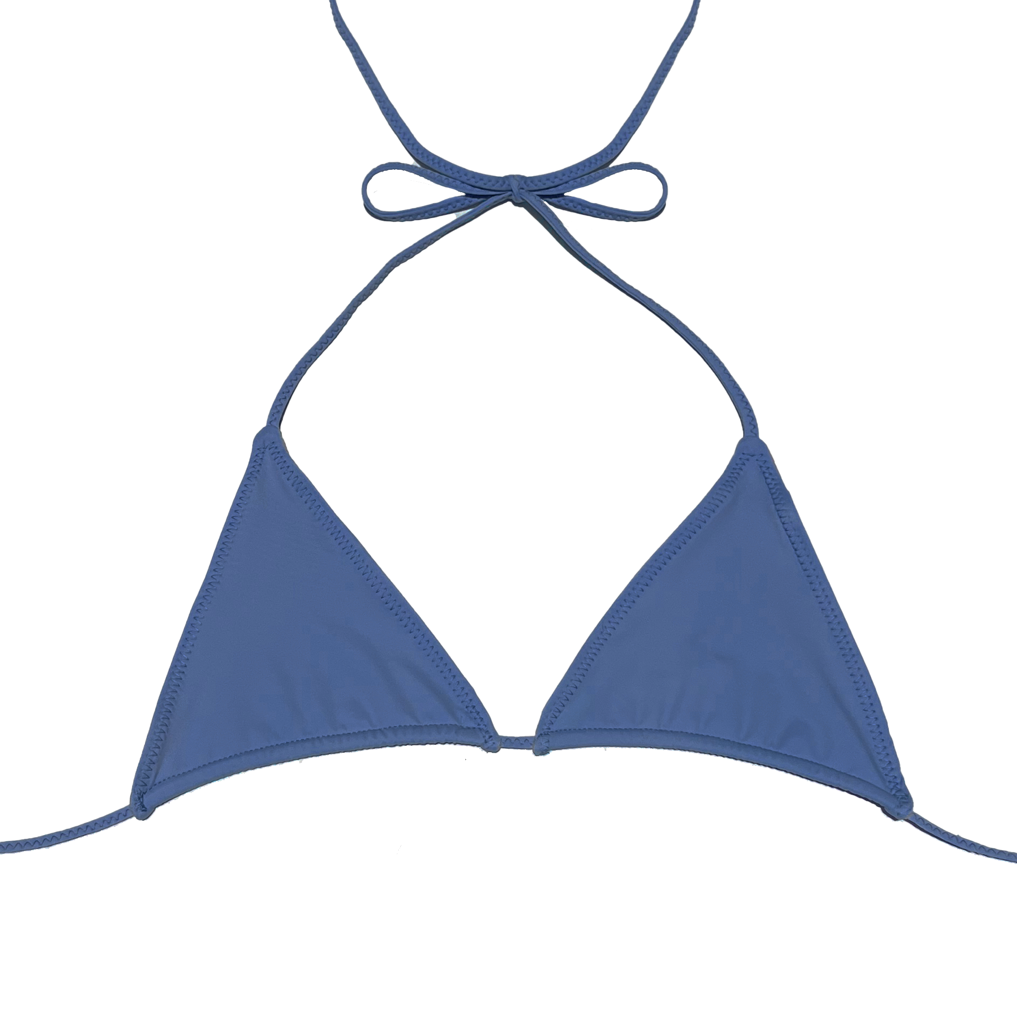 ray triangle bikini top slate blue
