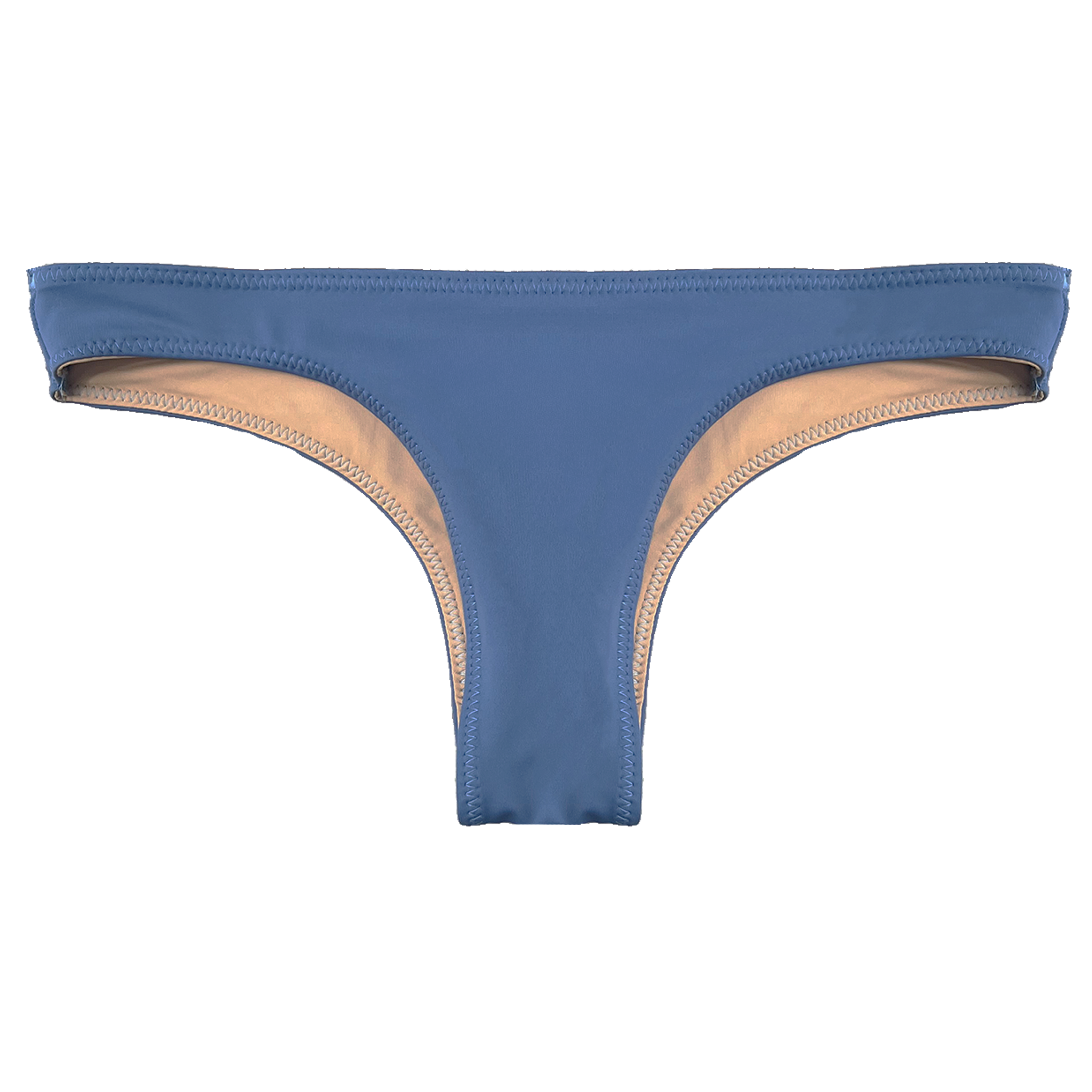 drift cheeky bikini bottom slate blue
